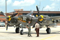 N138AM @ COU - P-38, 23 Skidoo from Chino, Cal Planes of Fame Museum - by Don Thun