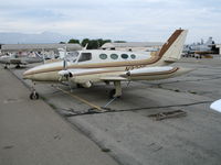 N326E @ CNO - 1965 Cessna 411 @ Chino Municipal Airport, CA - by Steve Nation
