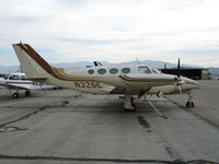N326E @ CNO - 1966 Cessna 411 @ Chino Municipal Airport, CA - by Steve Nation