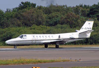 G-CZAR @ BOH - Cessna 560 Citation V - by Les Rickman