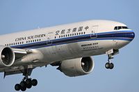 B-2070 @ LAX - Close-up of China Southern B-2070 on final approach to RWY 24R.