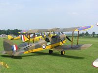 G-AOGR - Tiger Moth at Old Warden in military marks as XL714 - by Simon Palmer