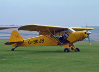G-BKJB @ EGLS - PA-18 Super Cub 135 - by Les Rickman