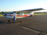 N7557X @ KMGG - Cessna 182RG Skylane II at Maple Lake (KMGG) - by Eric Bromschwig