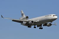 N276WA @ LAX - World Airways Cargo N276WA on final approach to RWY 24R.