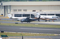 N109AG @ PDK - Taxing to Charlie Pad, preparing to take off. - by Michael Martin