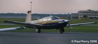 N916RB @ ECG - Another shiny Mooney on the ramp - by Paul Perry