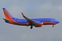 N217JC @ LAX - Southwest Airlines N217JC (FLT SWA2537) from Las Vegas McCarran Int'l (KLAS) on final approach to RWY 24R. - by Dean Heald