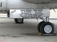 N240HH @ CNO - Close-up of gear door on Air Museum's 1948 Convair 240 in Western Air Lines markings @ Chino Municipal Airport, CA - by Steve Nation