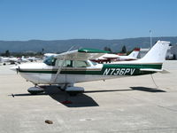 N736PV @ WVI - 1977 Cessna 172K @ Watsonville Airport, CA - by Steve Nation
