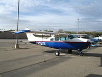 N3350S @ AJO - Team Precision Collision Racing (titles) 1969 Cessna 210J @ Corona Municipal Airport, CA - by Steve Nation