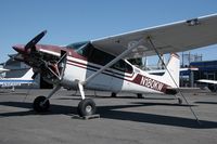 N180KW @ CPM - 1968 Cessna 180H N180KW parked on the ramp at Compton Municipal Airport (KCPM).