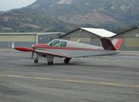 N8700A @ SZP - 1949 Beech A35 BONANZA, Continental E-185 165/185 Hp, tip tanks, taxi to Runway 22 - by Doug Robertson