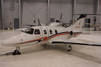 N506EA @ CID - Lightweight Jet that was in our hanger for a night
