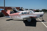 N4227D @ TOA - 1955 Beech G35 N4227D parked at the west end of Torrance Airport (KTOA) - Torrance, California. - by Dean Heald