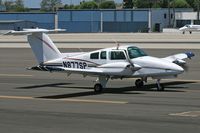 N877SP @ SMO - 1980 Beechcraft 76 Duchess N877SP taxiing at Santa Monica Municipal Airport (KSMO) - Santa Monica, California. - by Dean Heald