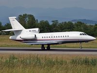 SE-DVE @ BSL - landing on runway 16 - by eap_spotter