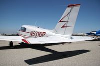 N5316P @ TOA - 1958 Piper PA-24 Commanche parked on the ramp at Torrance Municipal Airport (KTOA) - Torrance, California. - by Dean Heald