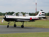 G-BXAK @ EGBO - Yakolev Yak 52 - by Robert Beaver