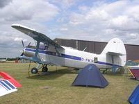 D-FWJK @ EGMA - Antonov AN2 at Fowlmere - by Simon Palmer