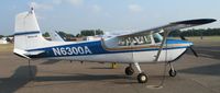N6300A @ MIC - 1956 Cessna 182 Skylane, c/n 33100, Parked in the Crystal Shamrock ramp area - by Timothy Aanerud