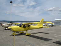N40VX @ WVI - Beautiful all yellow 1998 Sibley GLASTAR @ Watsonville Municipal Airport, CA - by Steve Nation