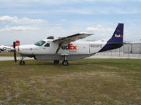 N920FE @ WVI - FedEx Express 1987 Cessna 208 @ Watsonville Municipal Airport, CA - by Steve Nation