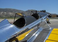 N48742 @ SZP - 1941 Ryan Aeronautical ST-3KR as PT-22, Kinner R5 160 Hp, mirror polished, cockpits - by Doug Robertson