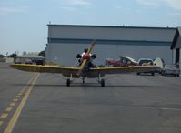 N53271 @ SZP - Ryan Aeronautical ST-3KR as PT-22, Kinner R5-540-1 160 Hp, engine start after hand propping - by Doug Robertson