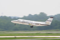 N322QS @ PDK - Execjet 322 Departing Runway 2R - by Michael Martin