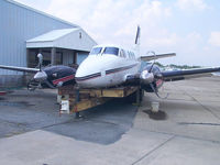 N623AW @ KPDK - Gear collapsed on landing