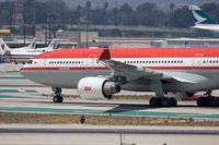D-ALPF @ LAX - LTU D-ALPF (FLT LTU1530) on taxiway Tango after arrival on RWY 25L.