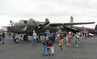 N9456Z @ RDG - Spectators young and old admire the Mid Atlantic Air Museum's maginificent B-25. - by Daniel L. Berek