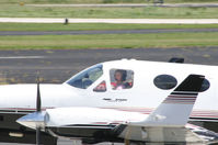 N818BL @ PDK - Yes, she is blonde AND the Captain of the aircraft! - by Michael Martin