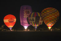 SP-BCD - Night show of balloon in Polish Aviation Museum in Cracow - by Pawel Kleszcz