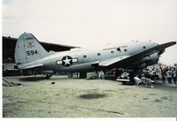 N53594 @ CMA - 1945 Curtiss Wright C46F COMMANDO, two P&W R-2800s 2,000 Hp, old photo before CAF name change - by Doug Robertson