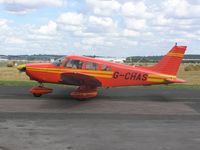 G-CHAS @ EGBW - PA-28 in bright colour scheme - by Simon Palmer