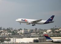N728FD @ SAN - FedEx 1990 Airbus A300B-622R landing @ San Diego, CA - by Steve Nation