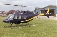 G-NEUF @ EGTB - JetRanger at Booker airfield - by Simon Palmer