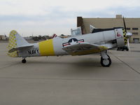 N817TX @ MER - North American AT-6D painted as SNJ-2 USS Lexington - by Steve Nation