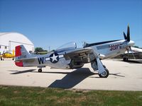 N51YS @ KRFD - North American P-51D - by Mark Pasqualino