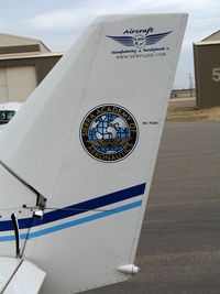 N363AM @ MER - Sierra Academy of Aeronautics tail logo - by Steve Nation