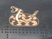 N528TC @ MER - VMF-323 snake logo on T-28C - by Steve Nation