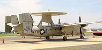 165818 @ FRG - E-2C from VAW-120 visits Republic with the S-3. - by Stephen Amiaga