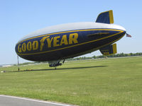 N3A @ FRG - This Goodyear Blimp is a regular at Republic.