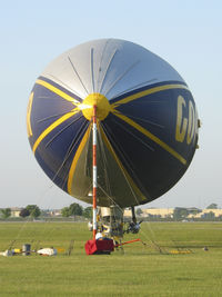 N3A @ FRG - This Goodyear Blimp is a regular at Republic.
