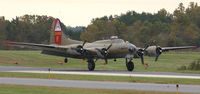 N93012 @ MTV - 1944 Boeing B17G :Nine-O-Nine in at Blue Ridge Airport in Martinsville Va. - by Richard T Davis