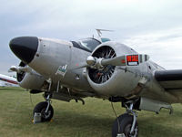 N136JJ @ OSH - Twin Beech (for sale) at Airventure - by Jim Uber