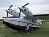 N642 @ OSH - G-21C turboprop Amphibian, in the North 40 - by Jim Uber