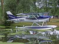 C-GWAQ @ 96WI - C-182 on floats at the seaplane base - by Jim Uber